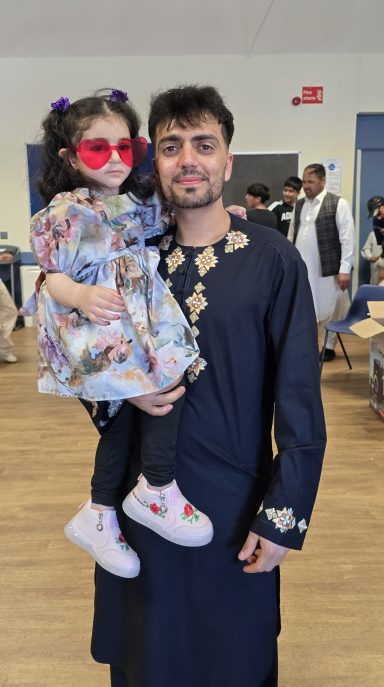 A hug from a kid